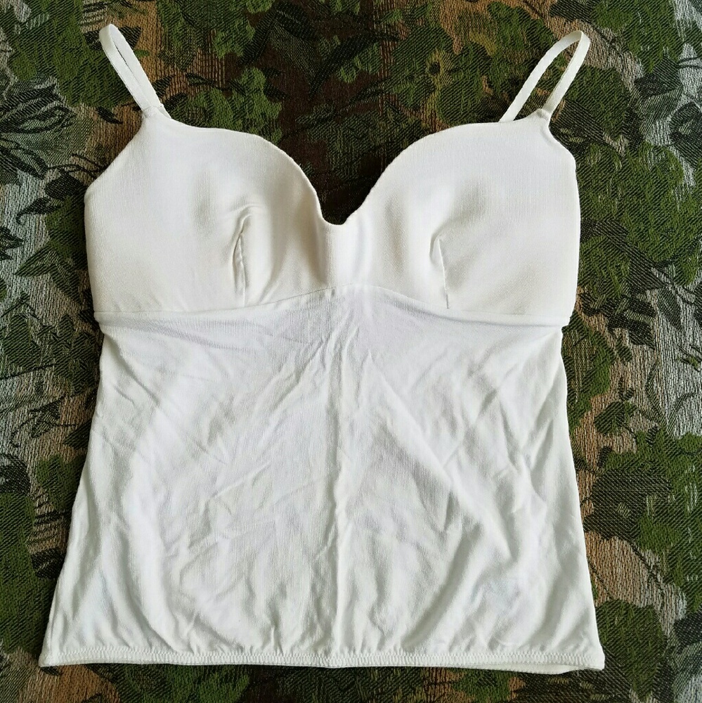 Intimissimi  white top with built-in bra